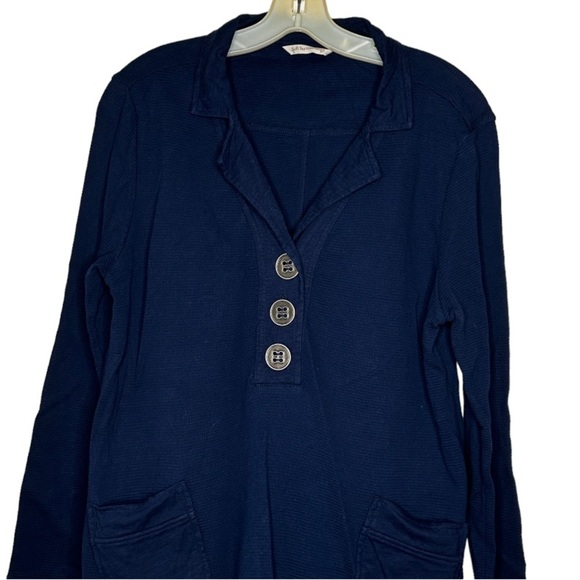 Soft Surroundings Navy Dress With Pockets - Picture 2 of 6